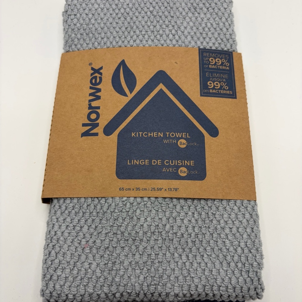 Norwex Textured Blue Kitchen Towel
